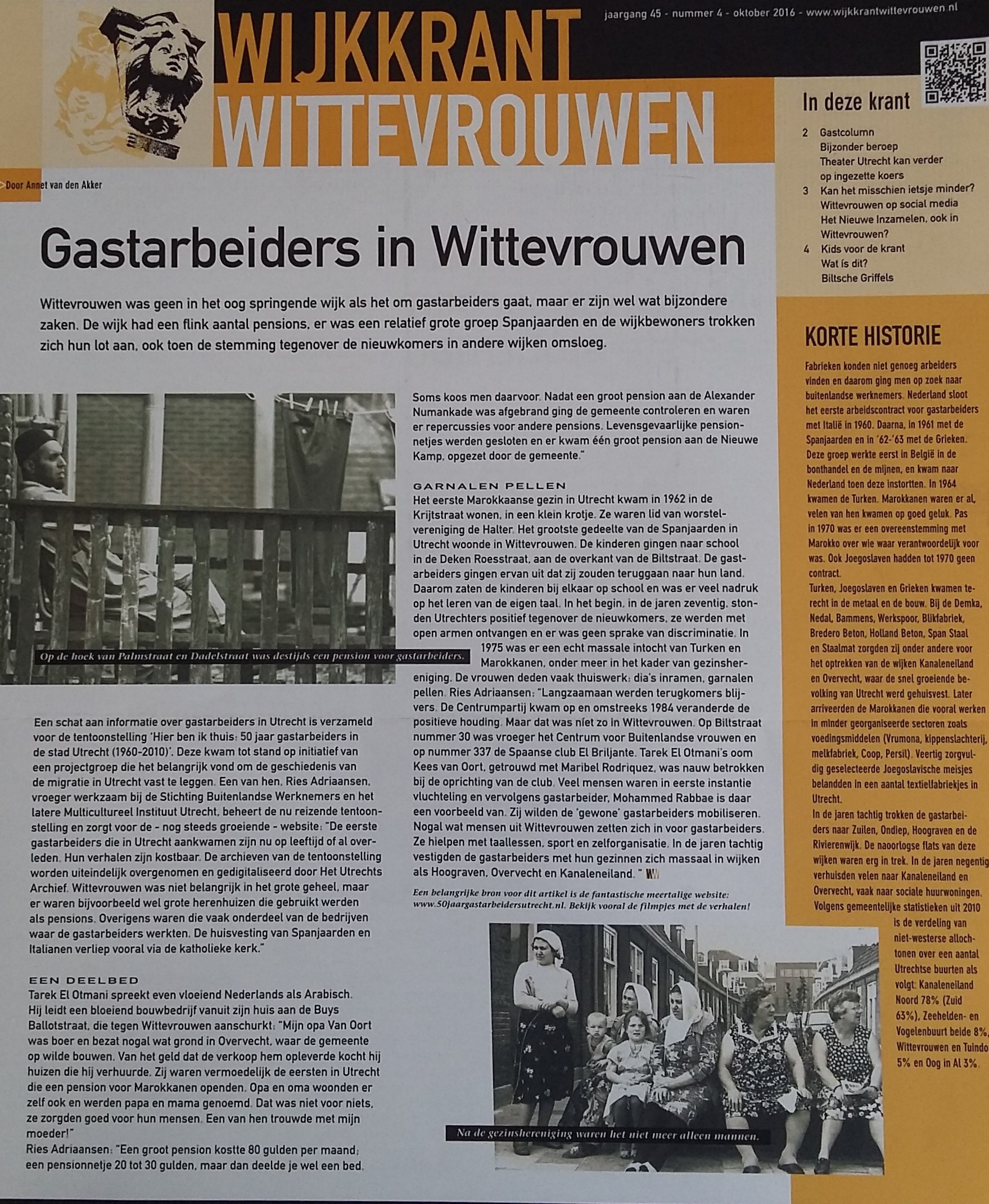 Wijkkrant Wittevrouwen